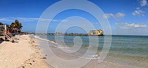 Rod and Reel Pier boardwalk on the island of Anna Maria