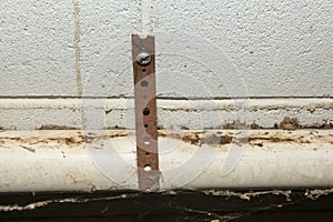 Rodent Rub Marks in Basement