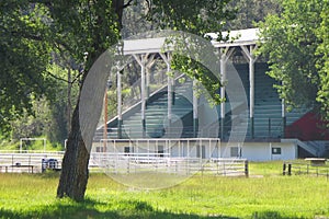 Rodeo arena stands