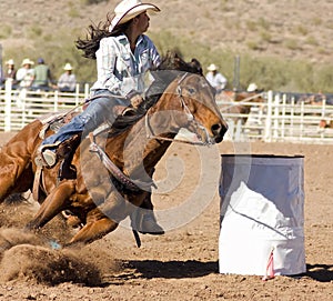 Rodeo Barrel Racing