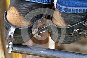 Rodeo Boots and Spurs