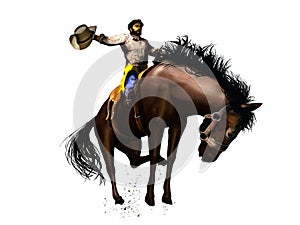 Rodeo cowboy