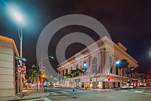 Rodeo Drive and Brighton Way crossroad in Beverly Hills