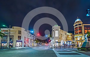 Rodeo Drive by night