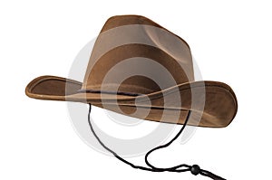 Un caballo jinete Salvaje Oeste cultura Americano países música tema marrón piel vaquero un sombrero 