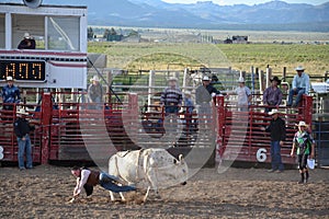 Rodeo in small viliage