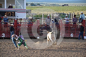 Rodeo in small viliage