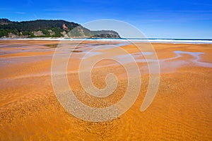 Rodiles Beach in Asturias of spain