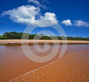 Rodiles Beach in Asturias of spain