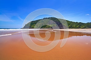 Rodiles Beach in Asturias of spain