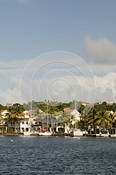 Rodney Bay yachts condos St. Lucia Island