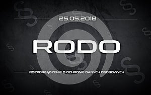 RODO sign