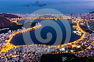 Rodrigo de Freitas Lagoon in Rio de Janeiro photo