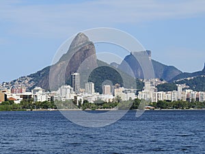 Rodrigo de Freitas Lake and Dois IrmÃ£os Mountain