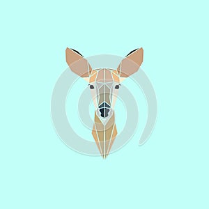 Roe deer head logo