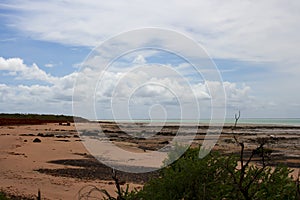 Scenic Landscape in Roebuck Bay, Broome, Western Australia.