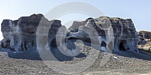 Rofera antigua, stratified city.  at Teseguite. Lanzarote. Canary Islands. spain.