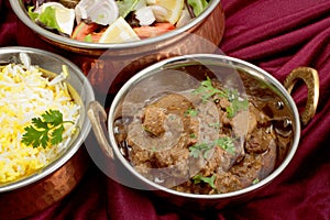 Rogan josh curry bowls