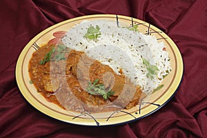 Rogan josh plate