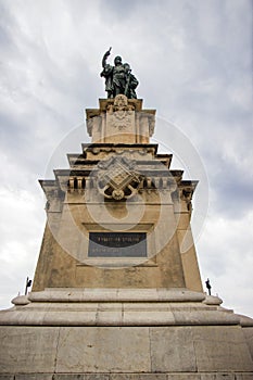 Roger De Lauria Statue on the Balcon Tarragona Spain