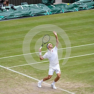 Roger Federerl at Wimbledon