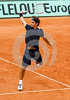 Roger Federer at Roland Garros 2008