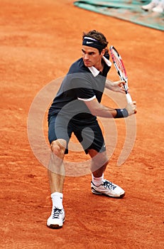 Roger Federer at Roland Garros 2008