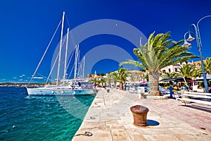 Rogoznica sailing destination in Dalmatia waterfront view