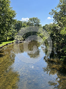 Rogue River in Rockford Michigan