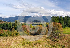 Rohace mountains in Liptov, Slovakia