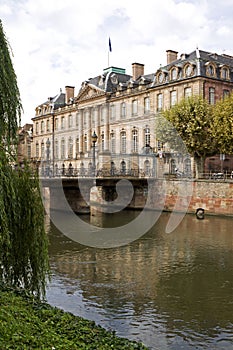 The Rohan Palace of the 18th century in Strasbourg, France