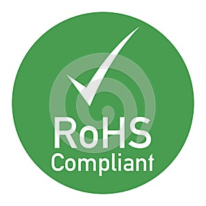 Rohs compliant sign illustration