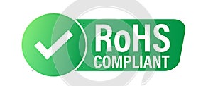 RoHS compliant vector icon