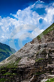 Rohtang La pass Traffic jam of cars