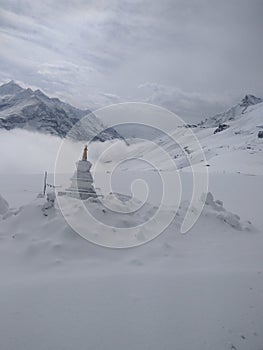 Rohtang Pass, a high mountain pass in the Himalayas