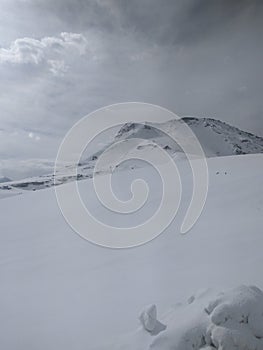 Rohtang Pass, a high mountain pass in the Himalayas