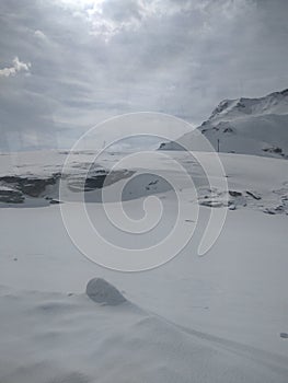 Rohtang Pass, a high mountain pass in the Himalayas