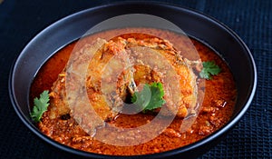 Rohu fish curry