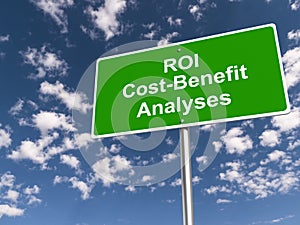Roi cost benefit analyses traffic sign