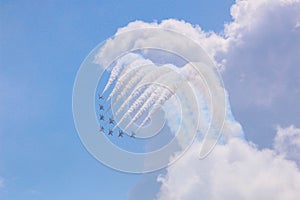 ROKAF T-50 Golden Eagles in formation