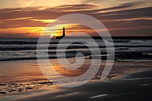 Roker Beach Sunrise photo