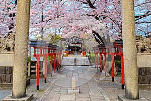 Rokusonno shrine built in 963, enshrines MInamota no Tsunemoto the 6th grandson of Emperor Seiwa. It