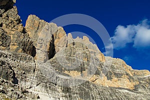 Roky cliff mountain walls, Dolomites