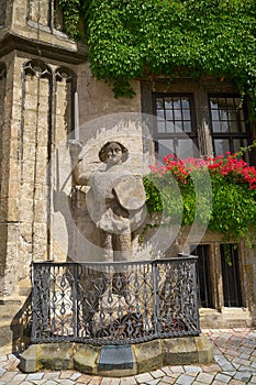 Roland statue at Rathaus Quedlinburg in Germany