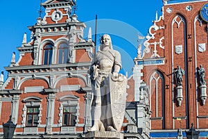 Roland statue in Riga