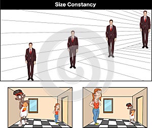 Role of size constancy in perception illustration photo