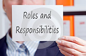 Roles and Responsibilities photo