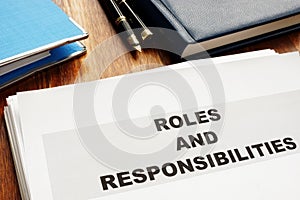 Roles and Responsibilities documents