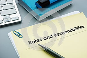 Roles And Responsibilities documents