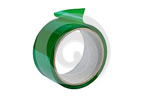 Roll adhesive tape isolated.